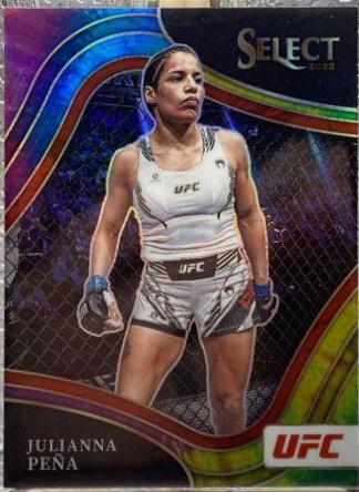 Julianna Peña 2022 Panini Select UFC Octagonside #281 Tie Dye
