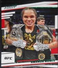 Amanda Nunes 2022 Panini Chronicles UFC Base Prestige #179 Green