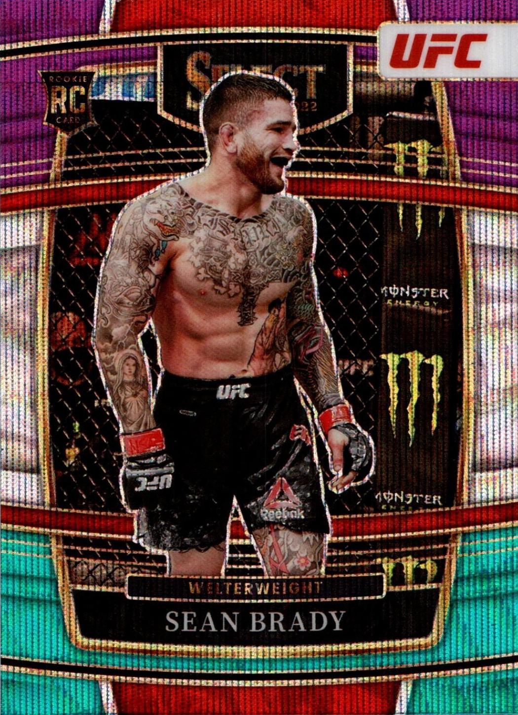 Sean Brady 2022 Panini Select UFC Concourse #31 Tri Color