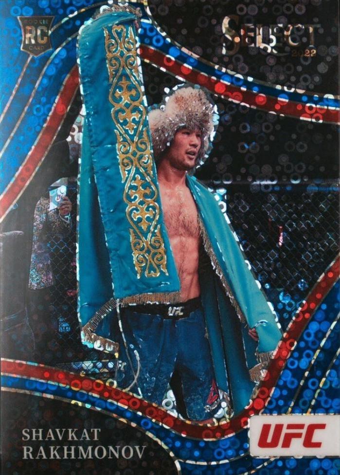 Shavkat Rakhmonov 2022 Panini Select UFC Octagonside #294 Blue Disco