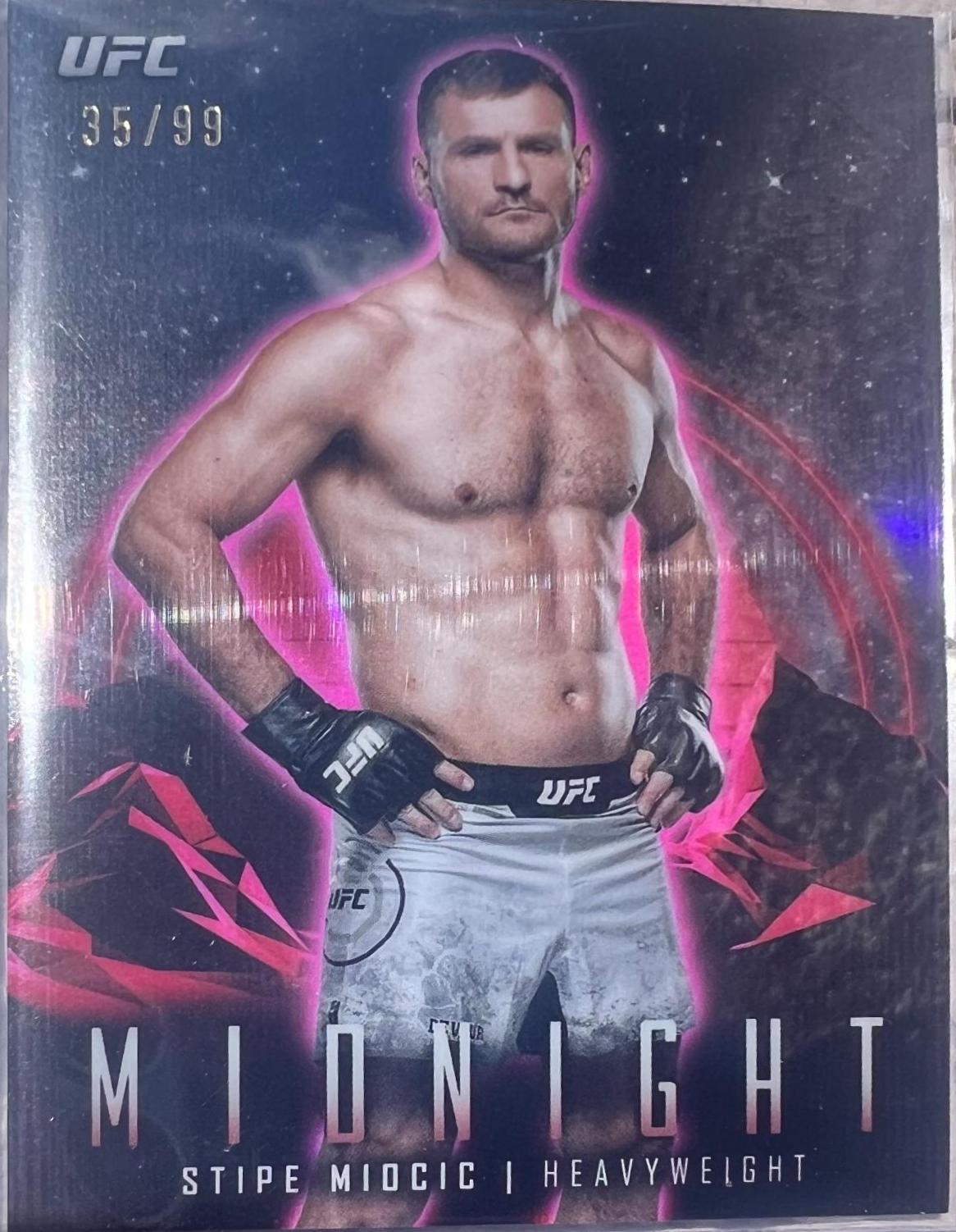 Stipe Miocic 2024 Topps Midnight UFC Base #16 Twilight