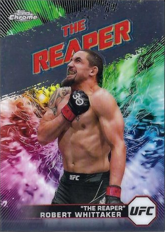 Robert Whittaker 2024 Topps Chrome UFC AKA #AKA-7 Superfractor