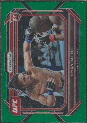 Bryan Battle 2023 Panini Prizm UFC Base #58 Green