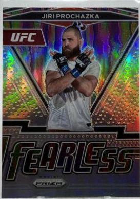 Jiri Prochazka 2022 Panini Prizm UFC Fearless #9 Silver