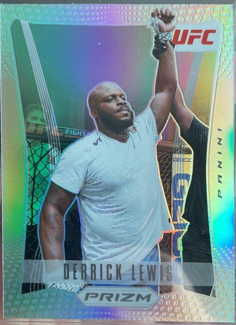 Derrick Lewis 2022 Panini Prizm UFC Prizm Flashback #6 Silver