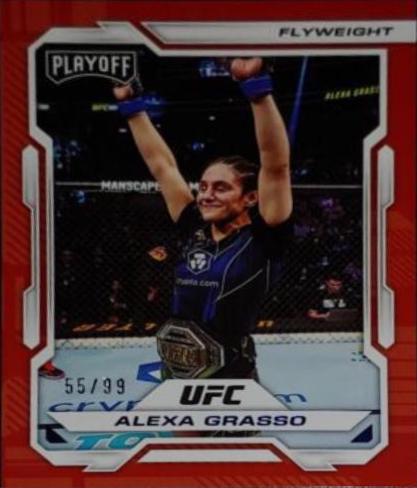 Alexa Grasso 2023 Panini Chronicles UFC Base Playoff #162 Blue