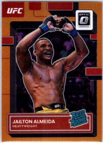 Jailton Almeida 2023 Panini Donruss Optic UFC Base #106 Orange