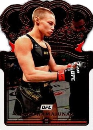 Rose Namajunas 2022 Panini Chronicles UFC Base Crown Royale #117 Green
