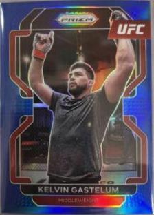 Kelvin Gastelum 2022 Panini Prizm UFC Base #176 Blue