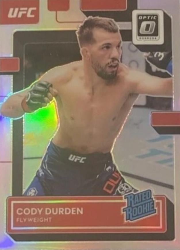 Cody Durden 2023 Panini Donruss Optic UFC Base #142 Holo