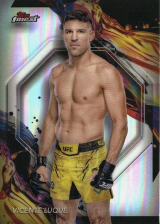 Vicente Luque 2024 Topps Finest UFC Base Uncommon #133 Refractor