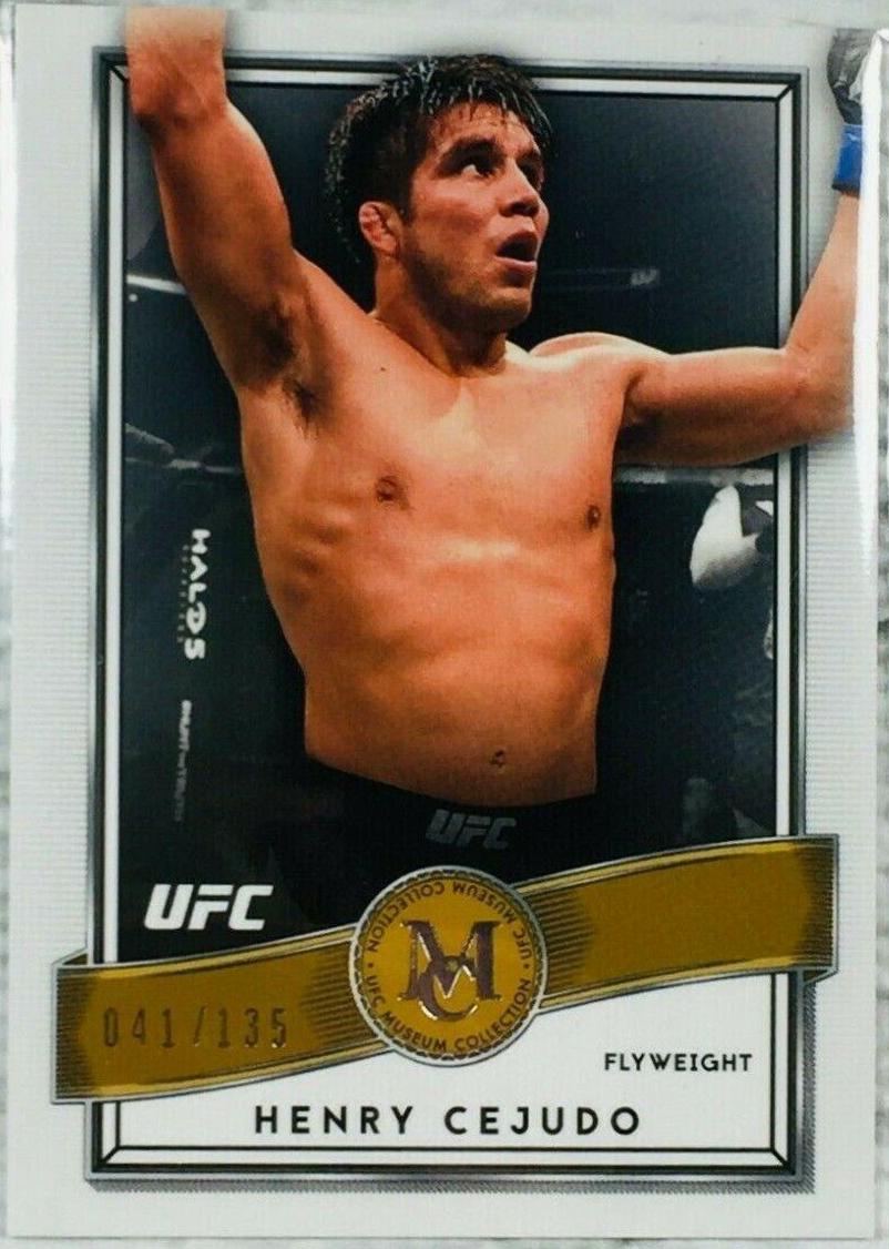 Henry Cejudo 2016 Topps UFC Museum Collection Base #36 Copper