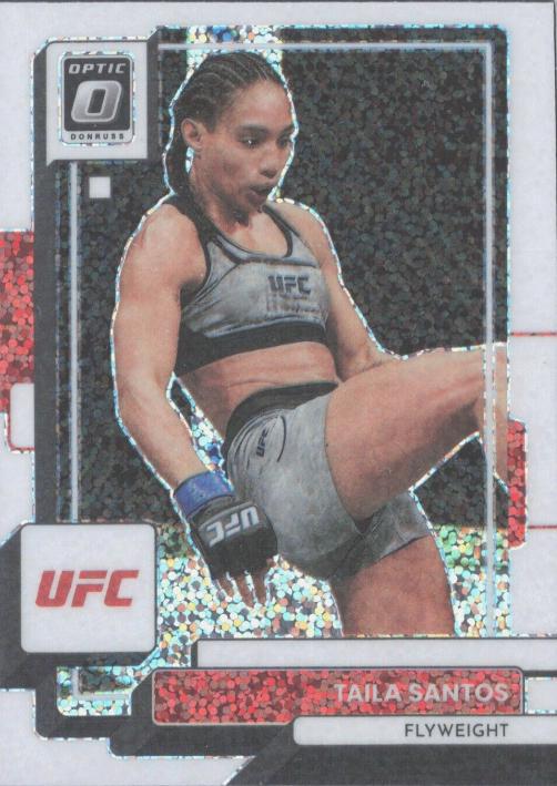 Taila Santos 2023 Panini Donruss Optic UFC Base #10 White Sparkle