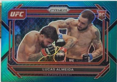 Lucas Almeida 2023 Panini Prizm UFC Base #75 Teal