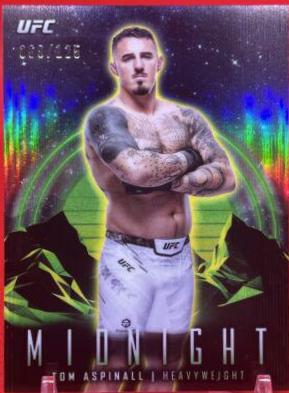 Tom Aspinall 2024 Topps Midnight UFC Base #34 Morning