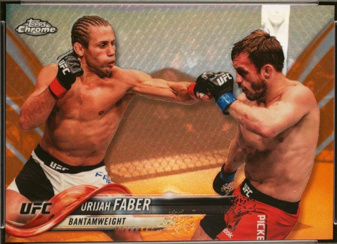 Urijah Faber 2018 Topps Chrome UFC Base #24 Orange