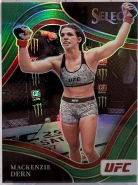 Mackenzie Dern 2022 Panini Select UFC Octagonside #263 Green