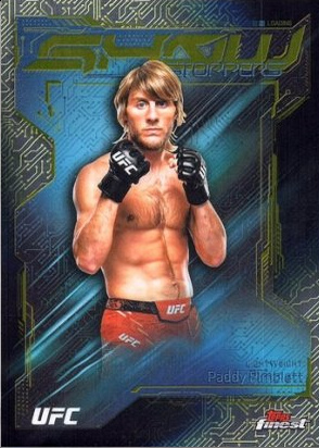 Paddy Pimblett 2025 Topps Finest UFC Showstoppers #SS-1 Red Refractor