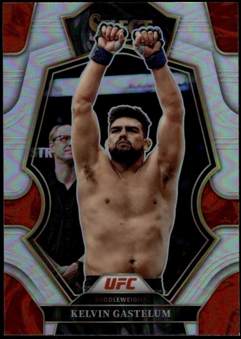 Kelvin Gastelum 2023 Panini Select UFC Premier Level #106 Silver