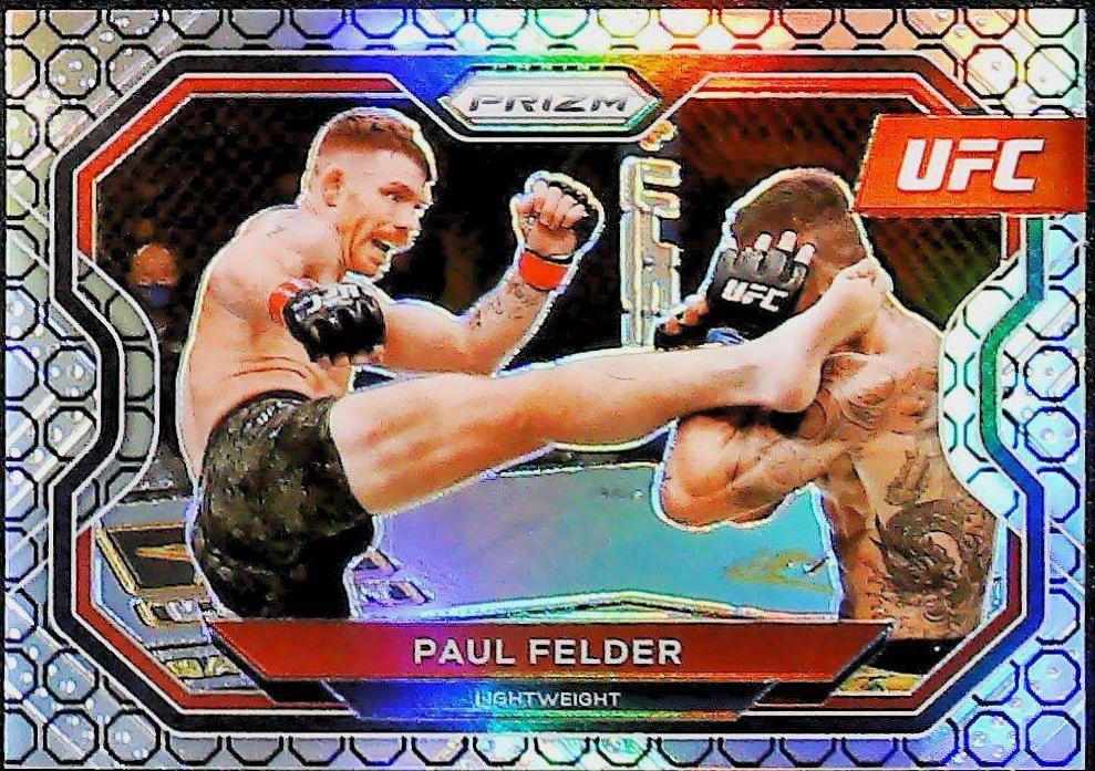 Paul Felder 2021 Panini Prizm UFC Base #145 Octagon