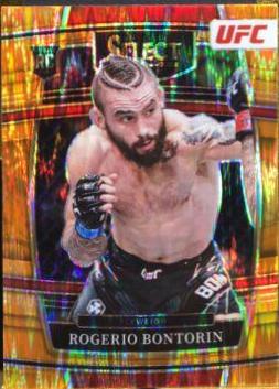 Rogerio Bontorin 2022 Panini Select UFC Concourse #63 Orange Flash