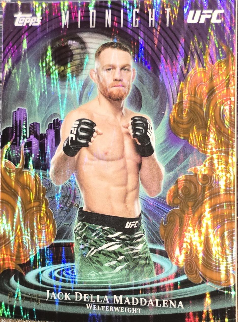 Jack Della Maddalena 2026 Topps Midnight UFC Insomnia #IN-21 Dusk