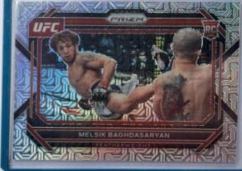 Melsik Baghdasaryan 2023 Panini Prizm UFC Base #77 Mojo