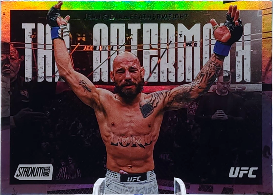 Jean Silva 2026 Topps Stadium Club UFC The Aftermath #TA-23 Gold Rainbow Foilboard