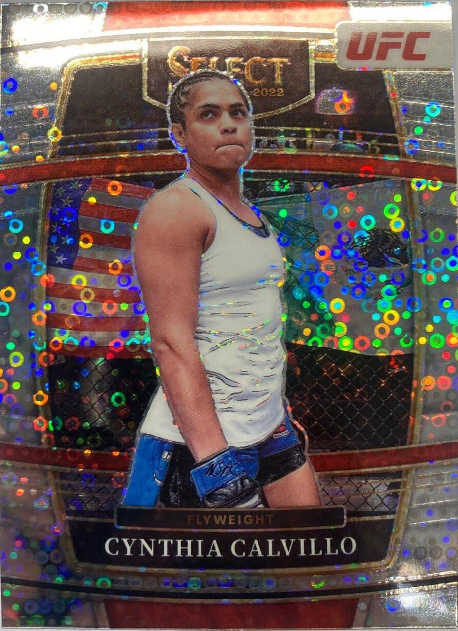 Cynthia Calvillo 2022 Panini Select UFC Concourse #70 Disco