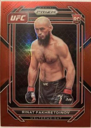 Rinat Fakhretdinov 2023 Panini Prizm UFC Base #116 Red