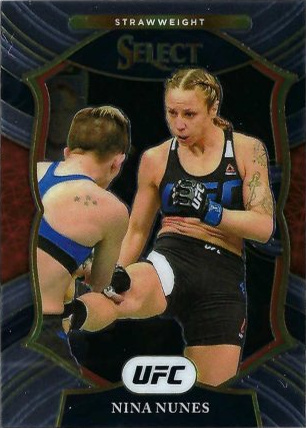 Nina Nunes 2021 Panini Select UFC Concourse #49 Gold Disco