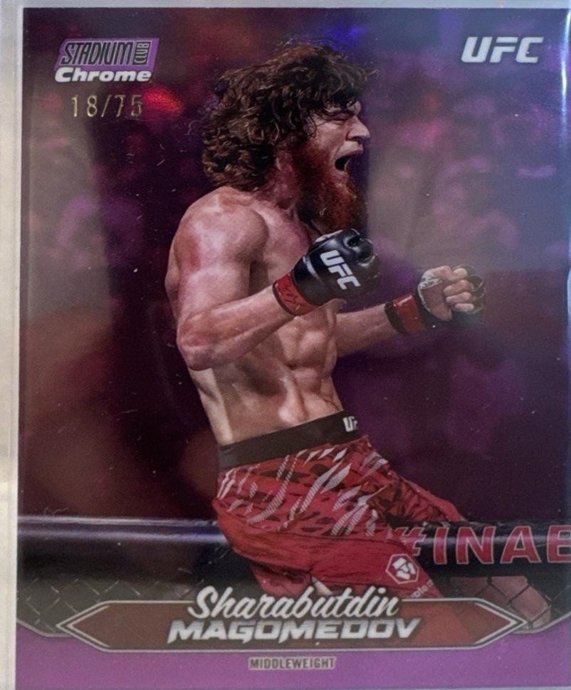 Shara Magomedov 2025 Topps Stadium Club UFC Base Chrome #C-191 Refractor