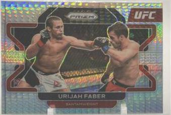 Urijah Faber 2022 Panini Prizm UFC Base #42 Silver