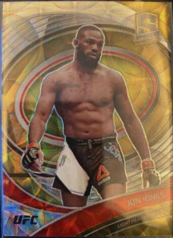 Jon Jones 2021 Panini Chronicles UFC Base Prestige #78 Gold