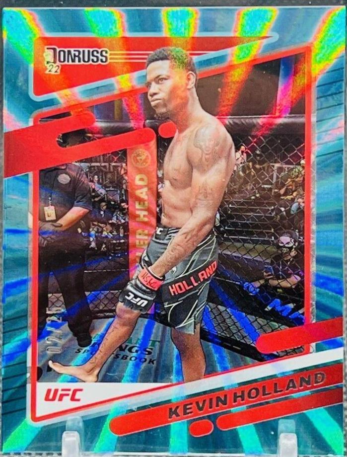 Kevin Holland 2022 Panini Donruss UFC Base #154 Teal