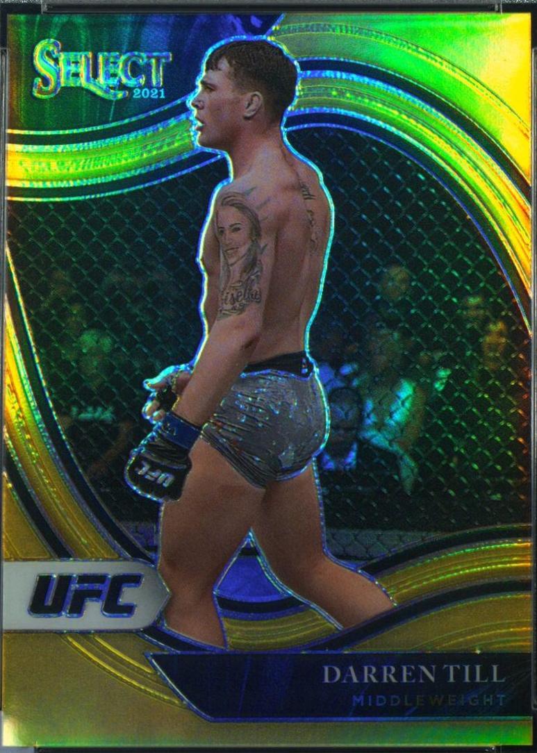 Darren Till 2021 Panini Select UFC Octagonside #274 Gold
