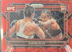 Karine Silva 2023 Panini Prizm Under Card UFC Base #25 Red