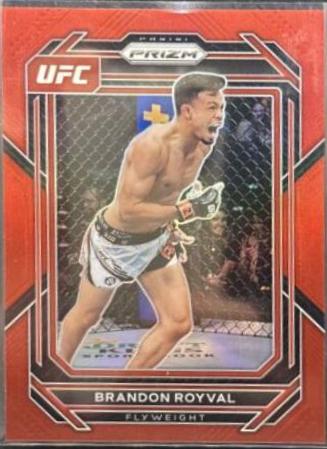 Brandon Royval 2023 Panini Prizm UFC Base #133 Red
