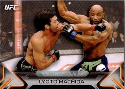 Lyoto Machida 2016 Topps UFC Knockout Base #49 Gold