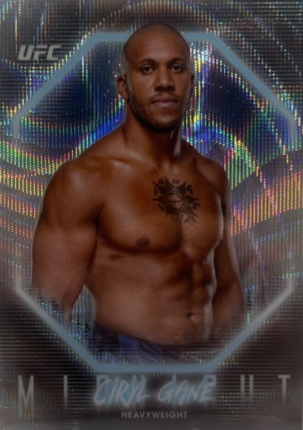 Ciryl Gane 2025 Topps Midnight UFC Base #65 Zodiac