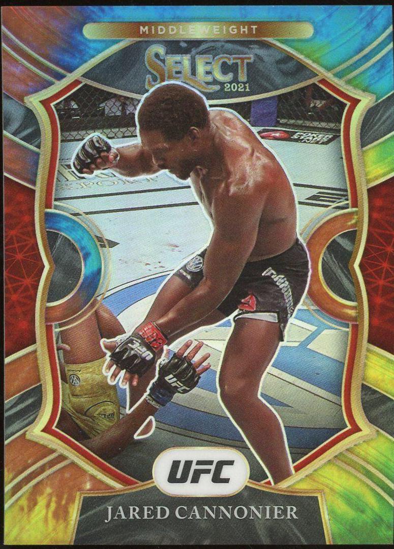 Jared Cannonier 2021 Panini Select UFC Concourse #15 Tie Dye