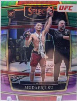Su Mudaerji 2022 Panini Select UFC Concourse #73 Tri Color