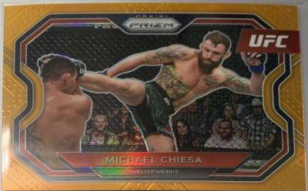 Michael Chiesa 2021 Panini Prizm UFC Base #173 Orange