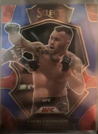 Colby Covington 2023 Panini Select UFC Premier Level #200 Red Blue Prizm