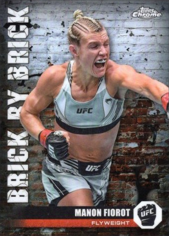 Manon Fiorot 2024 Topps Chrome UFC Brick by Brick #BYB-15 Superfractor