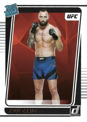 Paul Craig 2022 Panini Donruss UFC Base #202 Pink