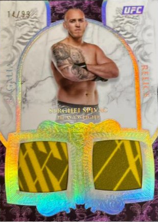 Serghei Spivac 2025 Topps Royalty UFC Regalia Relics #RR-SS Green