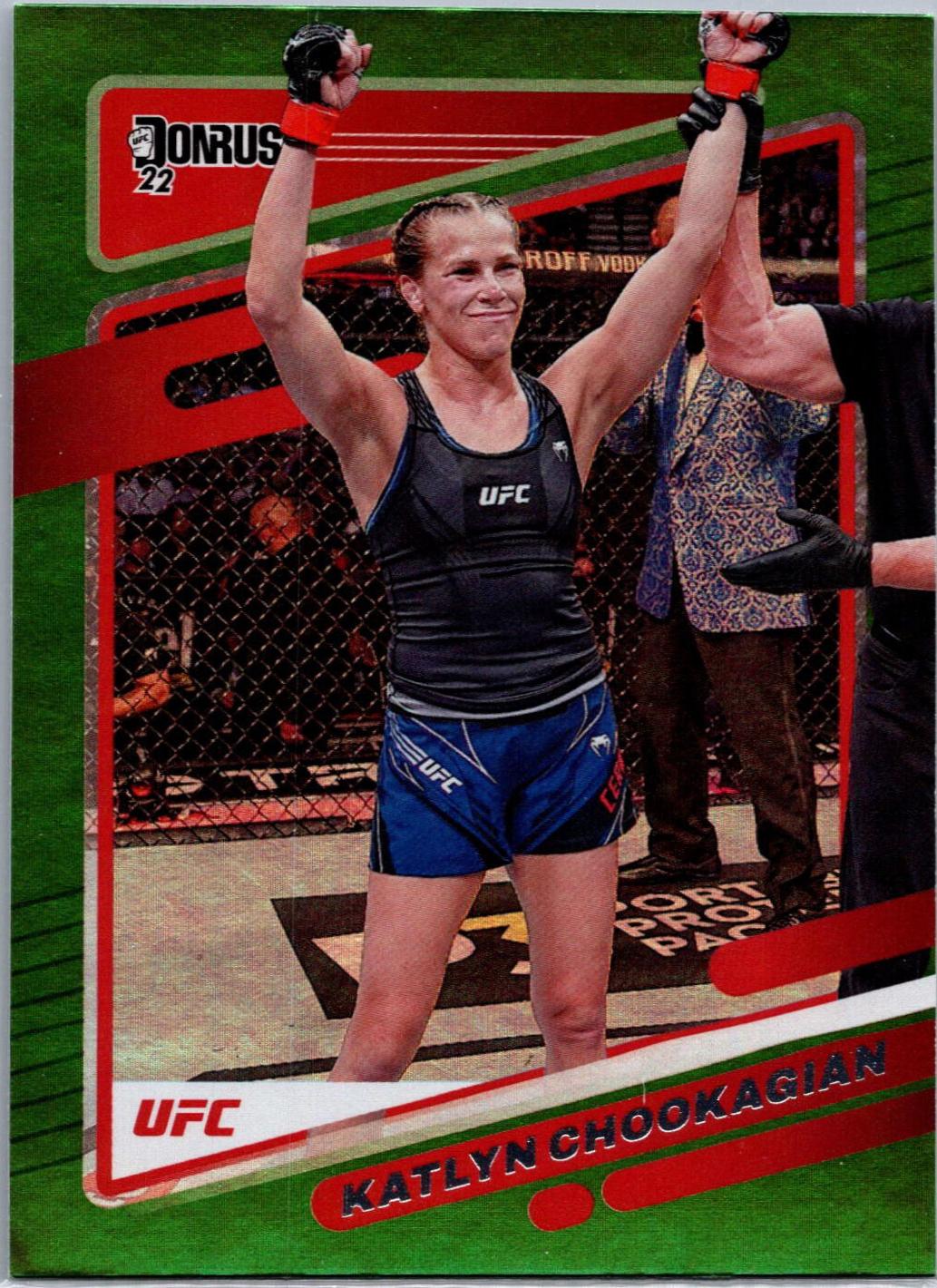 Katlyn Cerminara 2022 Panini Donruss UFC Base #82 Green
