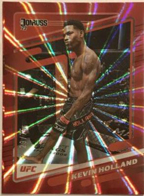 Kevin Holland 2022 Panini Donruss UFC Base #154 Red