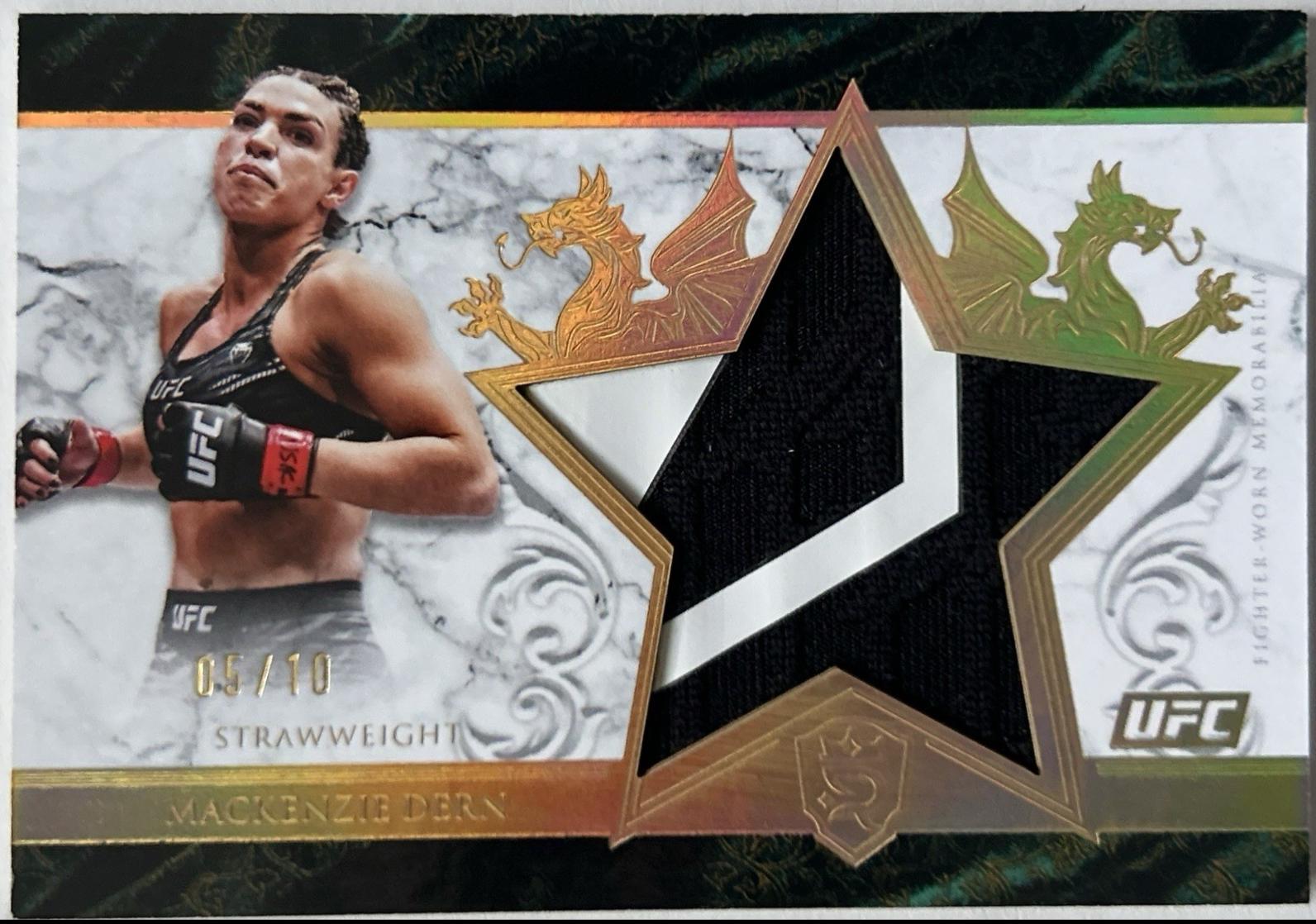 Mackenzie Dern 2025 Topps Royalty UFC Star Relics #SR-MD Gold